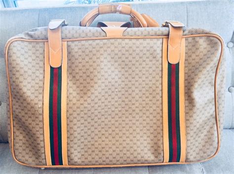 authentic Gucci luggage